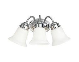 Opal Glass with Polished Chrome Finish Light